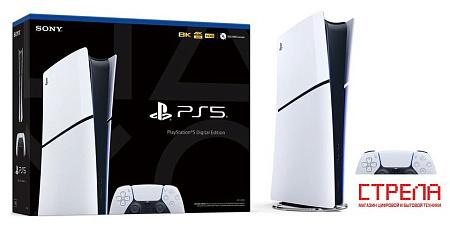 Игровая приставка Sony PlayStation 5 Slim Digital Edition CFI-21XX (2 ревизия, без дисковода)