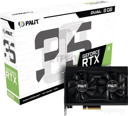 Видеокарта PALIT GeForce RTX 3050 Dual NE63050018P1-1070D
