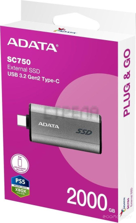 Внешний накопитель A-Data SC750 2TB SC750-2000G-CCBK