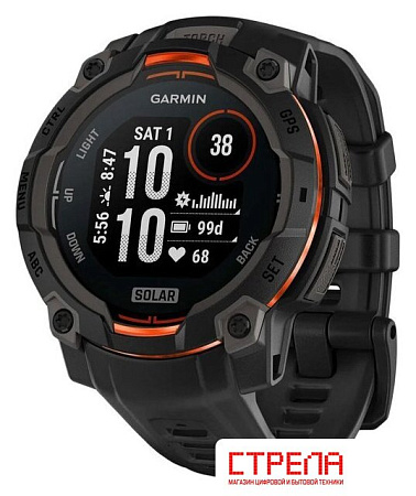 Умные часы Garmin Instinct 3 Solar 45 мм (черный)