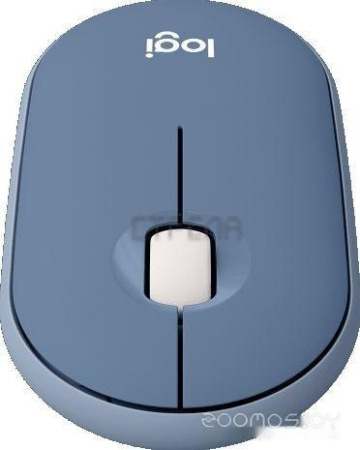Мышь Logitech M350 Pebble (темно-синий)