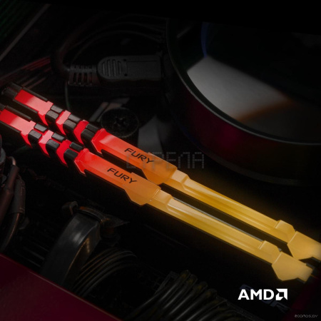 Оперативная память Kingston FURY Beast RGB 2x16ГБ DDR4 3200МГц KF432C16BB12AK2/32