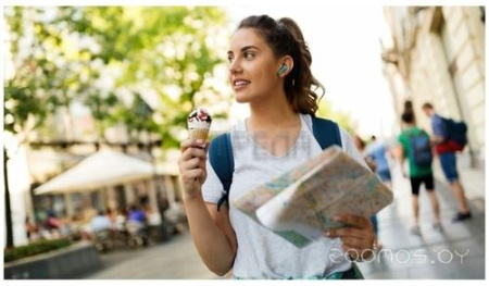 Наушники JVC HA-A7T (голубой)