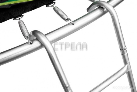 Батут Alpin 4.35 м с защитной сеткой и лестницей