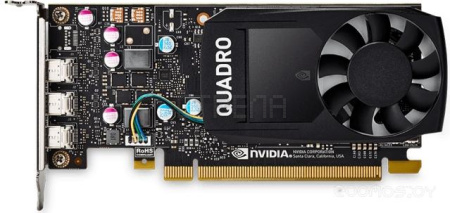 Видеокарта PNY Nvidia Quadro P400 DVI 2GB GDDR5 VCQP400DVIV2-PB