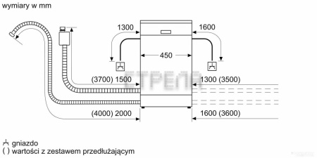 Встраиваемая посудомоечная машина Bosch Serie 4 SPV4EMX10E