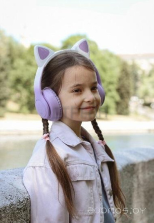 Наушники Miru Cat EP-W10 (сиреневый)