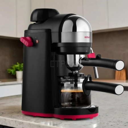 Рожковая кофеварка Kitfort KT-7444
