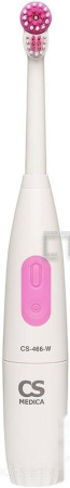 Электрическая зубная щетка CS Medica CS-466-W (белый/розовый)
