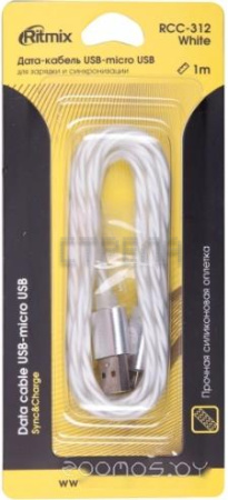 Кабель Ritmix RCC-312 (белый)
