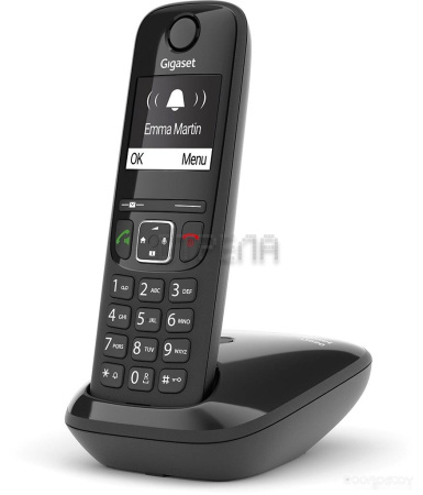 Радиотелефон Gigaset AS690 DUO (черный)