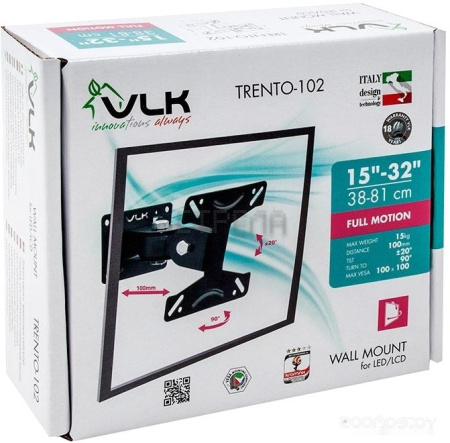 Кронштейн VLK TRENTO-102 (черный)