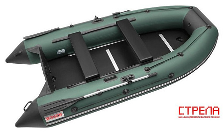 Моторно-килевая лодка Roger Boat Hunter Keel 3000 (малокилевая, зеленый/черный)