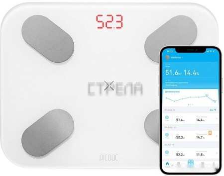 Напольные весы Picooc S1 Pro V2 (белый)