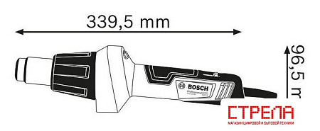Промышленный фен Bosch GHG 20-60 Professional 06012A6400