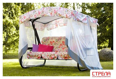 Садовые качели Olsa Турин премиум FLower с1202