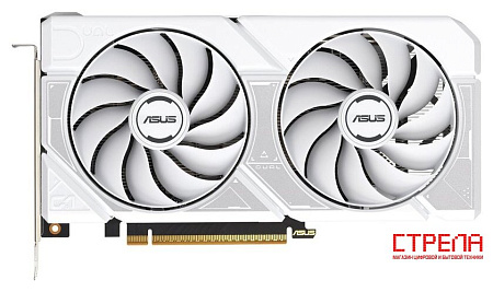 Видеокарта ASUS Dual GeForce RTX 5060 8GB GDDR7 White OC Edition DUAL-RTX5060-O8G-WHITE