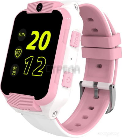Детские умные часы Canyon Cindy KW-41 (белый/розовый)