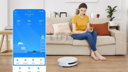 Робот-пылесос Roborock E5 (международная версия, белый)