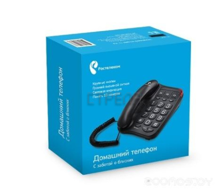 Проводной телефон TeXet TX-214 (Black)