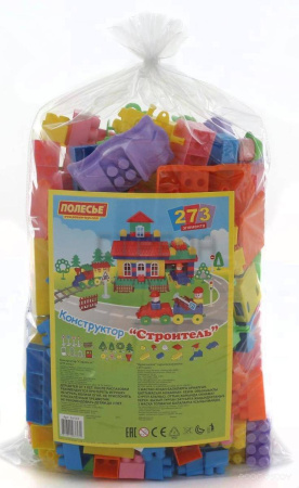 Конструктор Полесье Строитель 36131