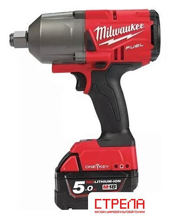 Гайковерт Milwaukee M18 ONEFHIWF34-502X Fuel 4933459730 (с 2-мя АКБ, кейс)