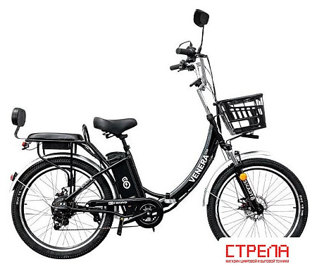 Электровелосипед Smart8 Venera Lite (черный)