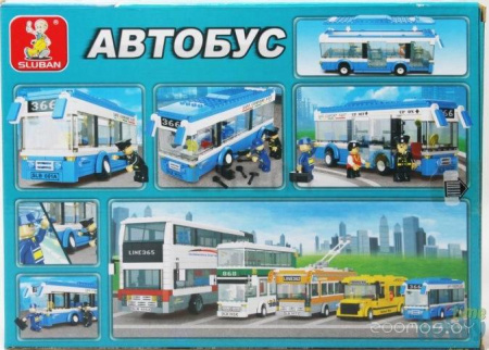 Конструктор Sluban M38-B0330 Одноэтажный автобус