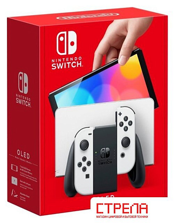 Игровая приставка Nintendo Switch OLED (белый)