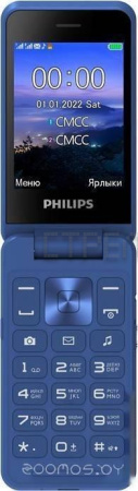 Кнопочный телефон Philips Xenium E2602 (синий)