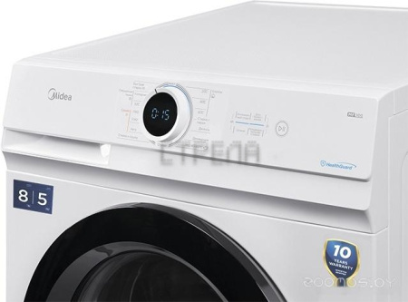 Стирально-сушильная машина Midea Lunar MF100D80BS/W-RU