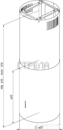 Кухонная вытяжка AKPO Balmera Eco 40 WK-4 (белый)