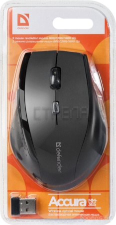 Мышь Defender Accura MM-365 (черный)