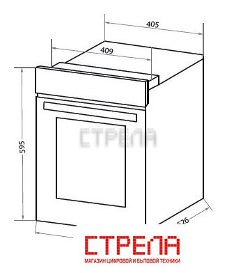 Электрический духовой шкаф HOMSair OEF451WH