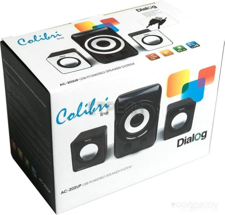 Акустика DIALOG AC-202UP (черный)
