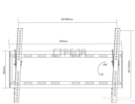 Кронштейн Maclean MC-605N (черный)