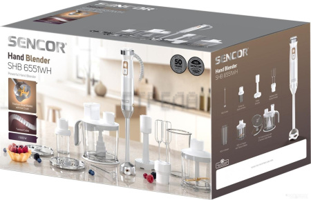 Погружной блендер Sencor SHB 6551WH
