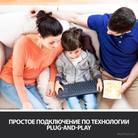 Клавиатура Logitech K400 Plus 920-007173 (черный)