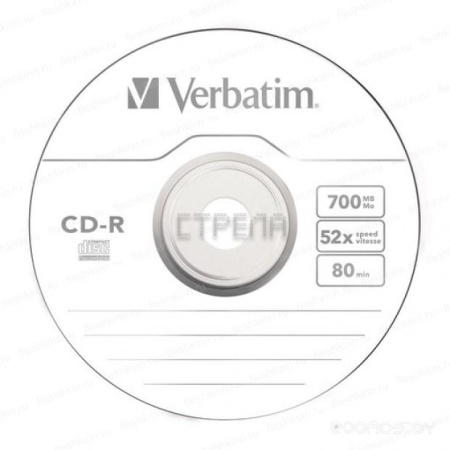 CD-R Verbatim Extra Protection CD 700MB 52х 43843