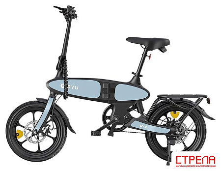 Электровелосипед DYU C2 250W (голубой)