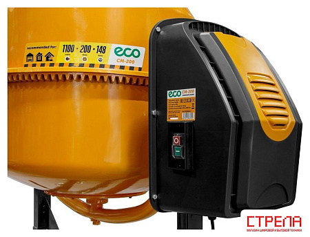 Бетономешалка ECO CM-200 EC3410-7