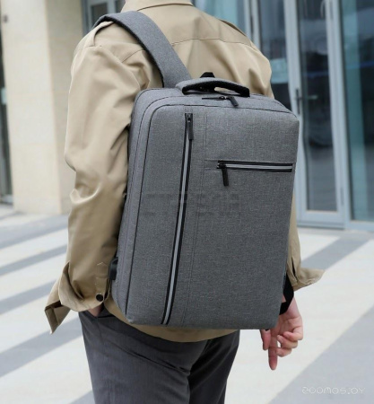 Городской рюкзак Miru Businescase 15.6" MBP-1059 (dark grey)