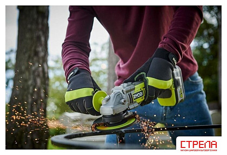 Угловая шлифмашина Ryobi R18AG7-140S (с 1-м АКБ)