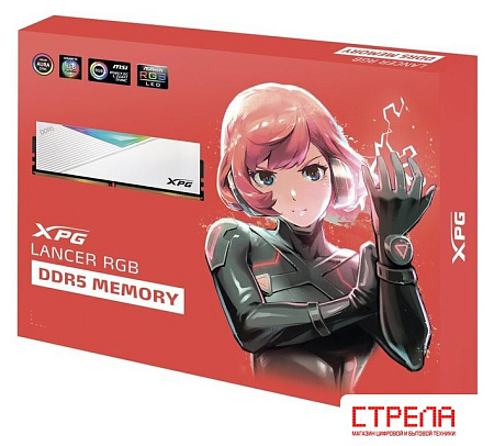 Оперативная память ADATA XPG Lancer RGB 2x48ГБ DDR5 6000МГц AX5U6000C3048G-DCLARWH