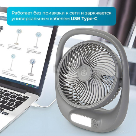 Вентилятор Evolution AirLeaf AL-101 (серый)