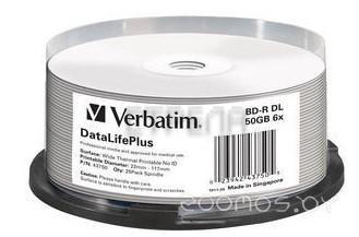 Blu-ray Verbatim 50Gb 6x (43750)