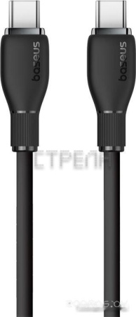 Кабель Baseus Pudding Series Fast Charging Cable 100W USB Type-C - USB Type-C (1.2 м, черный)