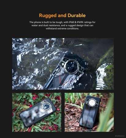 Смартфон CUBOT King Kong 9 (черный)