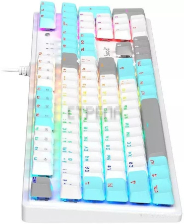 Клавиатура A4Tech Bloody S510N (белый, Bloody BLMS Red)