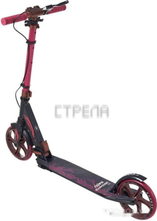 Двухколесный подростковый самокат Ridex Expose (бордовый/черный)